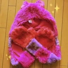 ディズニー　チェシャ猫　ファンキャップ　ロング