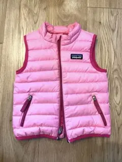 patagonia ピンク ダウンベスト 18M