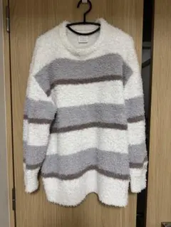 GELATO PIQUE フリースストライプルームウェア