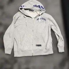 Karl Kani ジップアップパーカー グレー　　　KINGSIZE