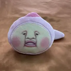 こびとづかん　ビッグぱっち　カクレモモジリ　ぬいぐるみ　フェイス　ヘアピン