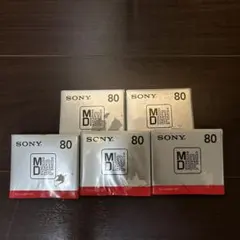 SONY Mini Disc 80分 録音用MD 5枚セット