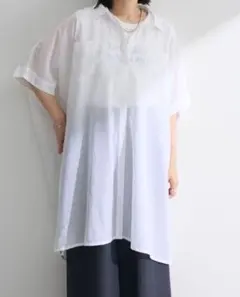 新品　ショコラフィネローブ　チュニックシャツ