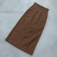 ★a1704 NANO universe【F】ハイウエスト ロングスカート