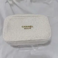 CHANEL シャネル 化粧ポーチ ポーチノベルティ コスメ ホワイト