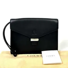 AAA01-20 ロエベ 美品 Tポーチ クラッチバッグ 保存袋付き