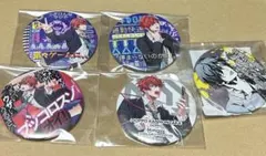 ヒプノシスマイク ヒプマイ 観音坂独歩 7.5mm缶バッジ 5点セット