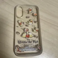 くまのプーさん iPhone16ケース クリア