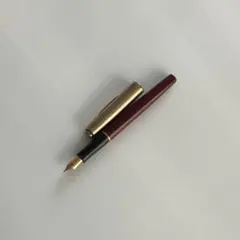 ペン先14金 ワインレッド 万年筆 - メルカリ