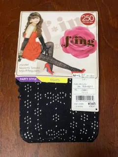 f*ing 250デニール ブラックタイツ M~L