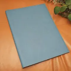 希少　美品　 エルメス A4　ノートカバー　バイカラー　アジェンダ ブルージーン