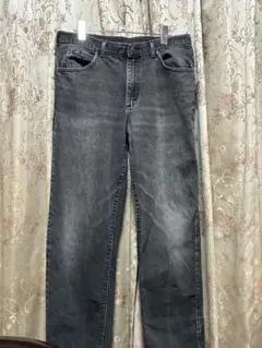 Lee ダークグレー ストレートデニム