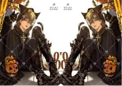 5378黒猫のハロウィン2パターンステッカー