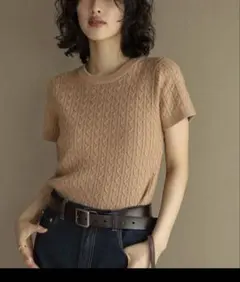 ケーブルニット ニット