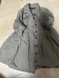 COMME CA ISM トレンチコート風　ワンピース 90