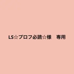 LS☆プロフ必読☆様 リクエスト 2点 まとめ商品