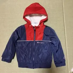 【美品】Champion フード付きジャケット 100cm 赤・紺