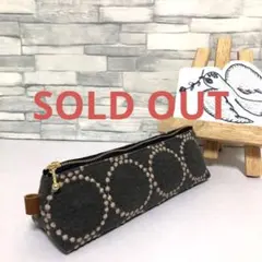 ペンケース／ポーチ♡ミナペルホネン 《dopタンバリン＊グレー》