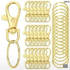 キーリング キーホルダー 20個セット