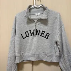 wego ハーフジップ スウェット M グレー