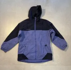 【Colombia】フード付きナイロンジャケット　パープル　Sサイズ