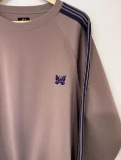 【NEEDLES】TRACK CREW NECK SHIRT