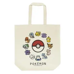 ポケモン トートバッグ コットン製キャンバス生地