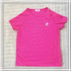 lotto 半袖 Tシャツ ピンク 星柄 Lサイズのサムネイル