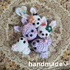 特別価格！あみぐるみ くまとうさぎのヘアゴム アソート 詰め合わせ♡早い者勝ち！