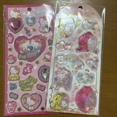 ⭐︎正規品⭐︎ サンリオ キラキラジュエルシール おはじきふうシール