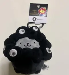 【サンリオ　ポムポムプリン】黒ミャクミャク　マスコットキーホルダー