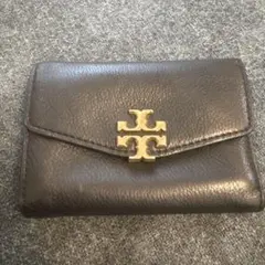 TORY BURCH 三つ折り財布 ブラック レザーのサムネイル