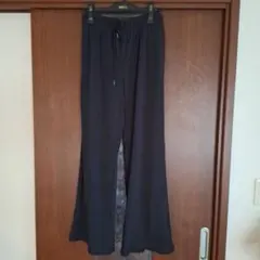 GU ストライプ柄 カジュアルパンツ Lサイズ