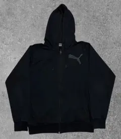 PUMA プーマ フルジップ パーカー ジップアップパーカー ブラック S