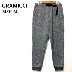 GRAMICCIグラミチ　フリースナローリブパンツ　ニットスウェットテーパードM