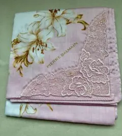 PIERRE BALMAIN 花柄ハンカチ