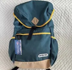 【230b1767】新品　OUTDOOR ターコイズ　ダークグリーン リュック