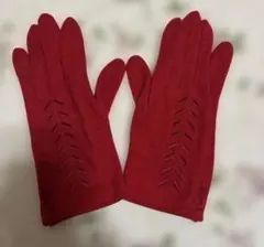 YSL 手袋　レッド　赤色　新品未使用