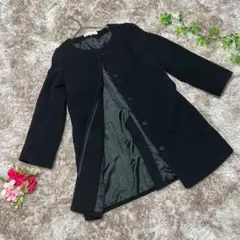 ❤️エヌナチュラルビューティーベーシック❤️チェスターコート【S】シンプル アンゴラ