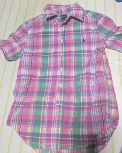 ポロ・ラルフ・ローレン 半袖シャツ チェック柄