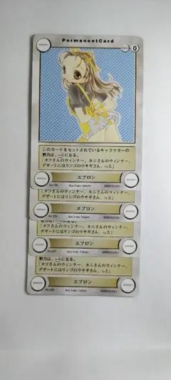 4枚【アクエリアンエイジ】エプロン（lr出3)