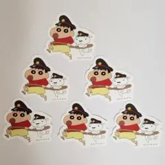 クレヨンしんちゃん 東京駅一番街 20周年限定 フレークシール ノベルティ 6枚