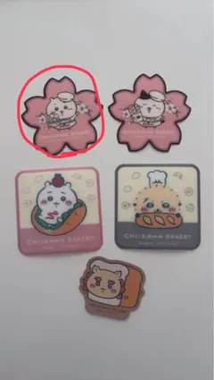 ちいかわベーカリー　桜コースター　ちいかわ