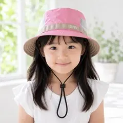 SHIPS KIDSシップスキッズ サファリハット 子ども帽子ピンクM 52cmのサムネイル