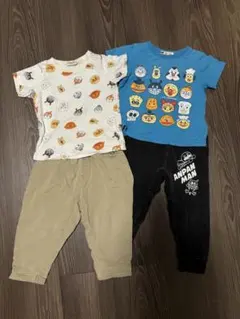 アンパンマン　Tシャツ　パンツ　90 95サイズ　4点セット