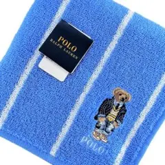 入手困難品！ポロベアハンカチ 青系「デニムブレザー＆ダメージジーンズ」生産終了品