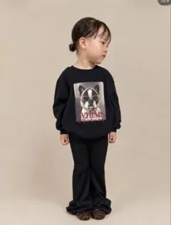 NUA フレンチブルドッグ黒　ロンT size95 完売品　バースデイ