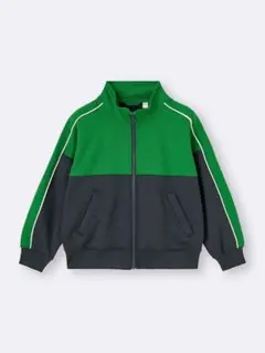 ドライダブルフェイストラックジャケット グリーン150cmのサムネイル