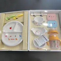 新品札付き】レア！ ファミリア familiar 食器セット メラミン 離乳食