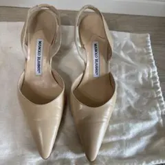MANOLO BLAHNIKのバックストラップ靴 34、5